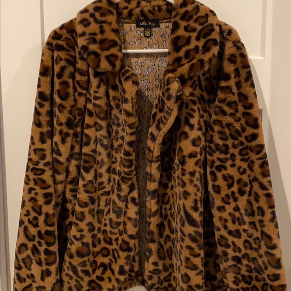 Cheetah print jacket